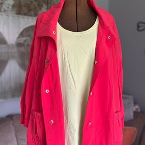 Chicos size 3 Women's Pink Jacket with Zenergy size 3 tank top